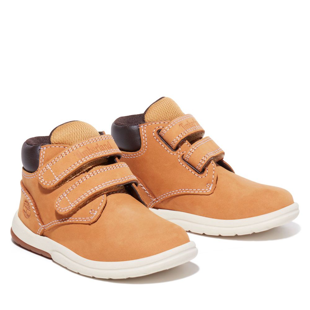 Timberland Μποτες Χιονιού Παιδικα Καφε - Toddler Toddle Tracks Easy-Close - Greece 0985173-MU